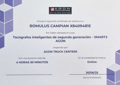 Romulus-Campian-diploma-tacógrafo-digital